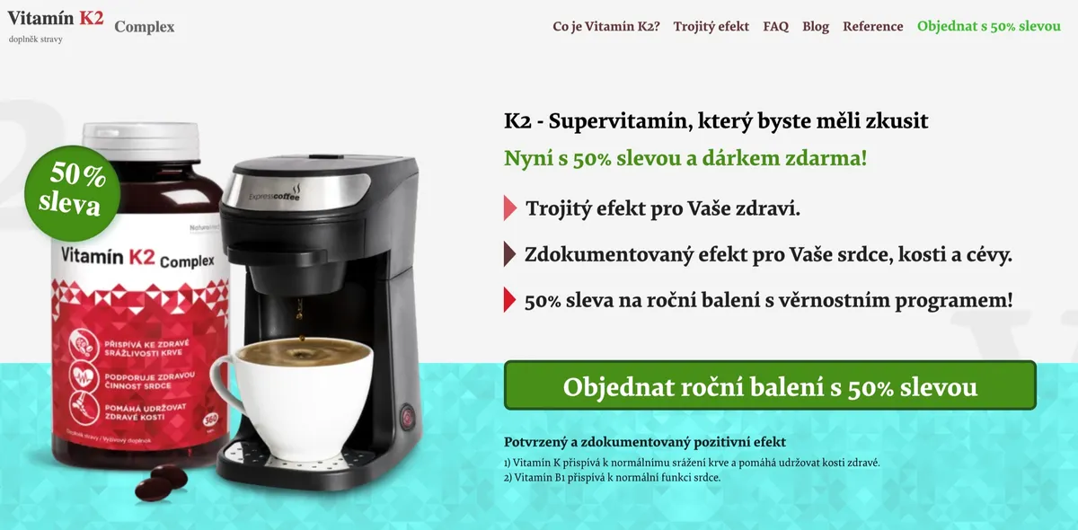 Vitamín K2: Klady a zápory z mého testu