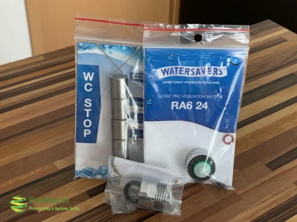Úsporné perlátory a šetřiče vody Watersavers