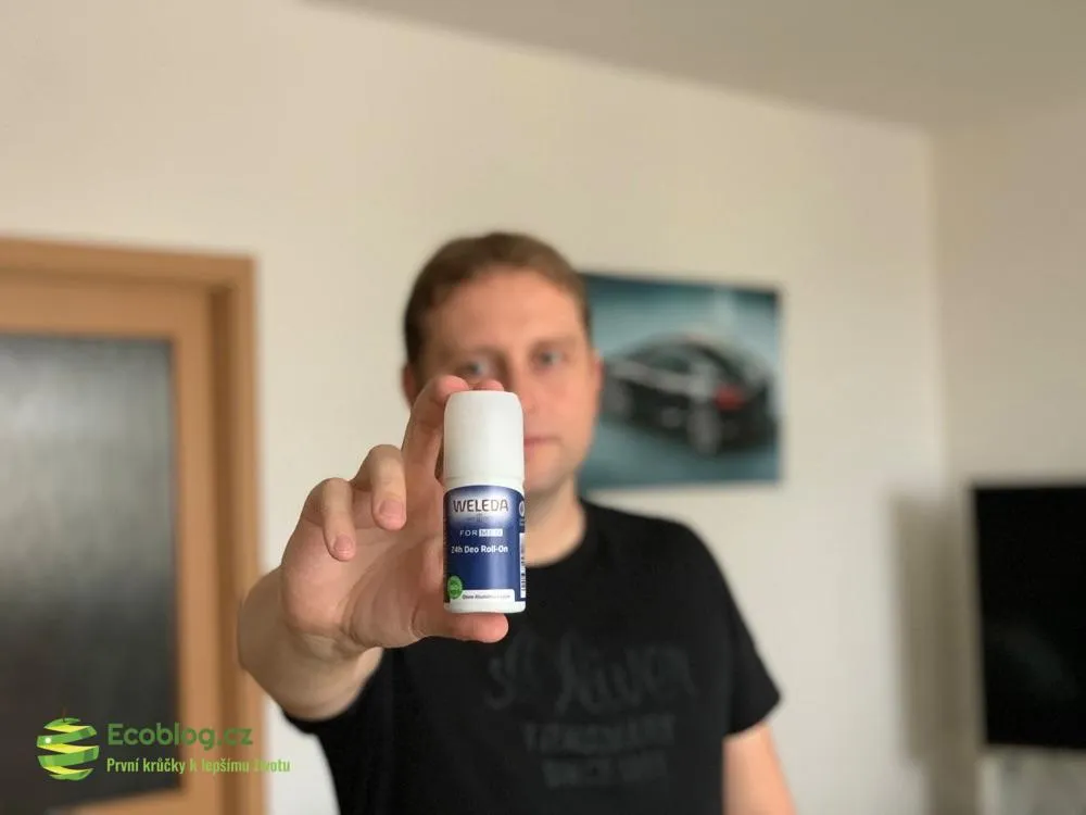 Pánský deodorant Weleda v každodenním používání