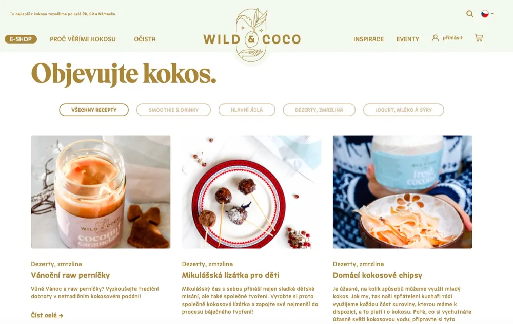 Wild & Coco: Karameláda a granola