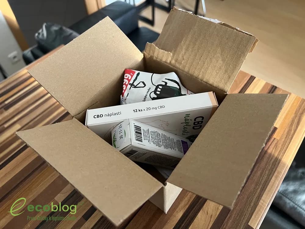 Detail CBD náplasti od Zelené země před nalepením