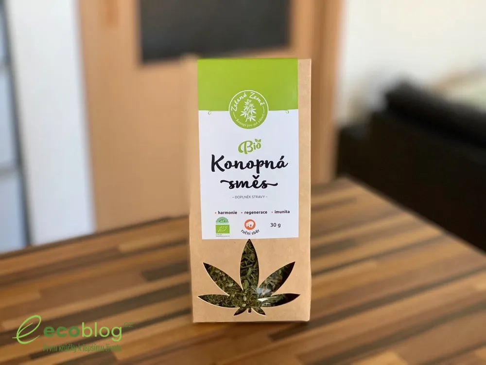 CBD olej a konopný čaj Zelená země jako součást večerní rutiny