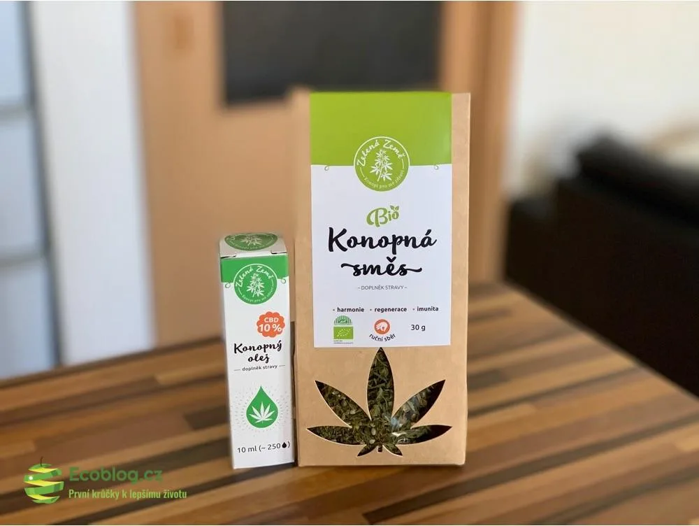 Zelená země recenze: moje zkušenost s 10% CBD olejem a konopným čajem (2026)