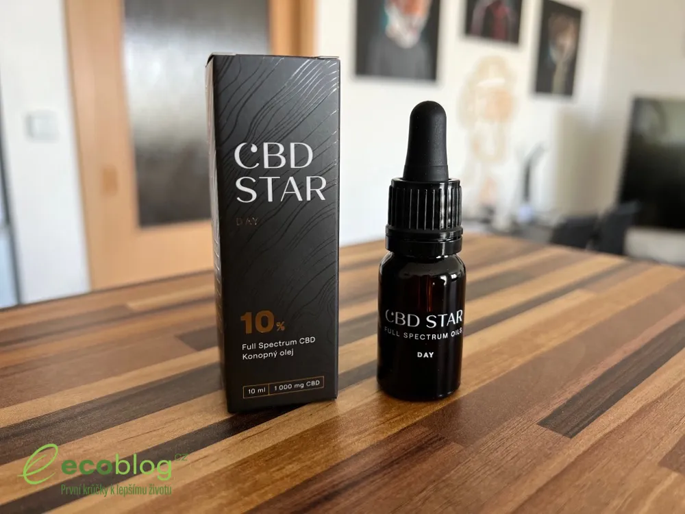 CBD Star 10% full spectrum olej, vítěz srovnání nejlepších CBD olejů