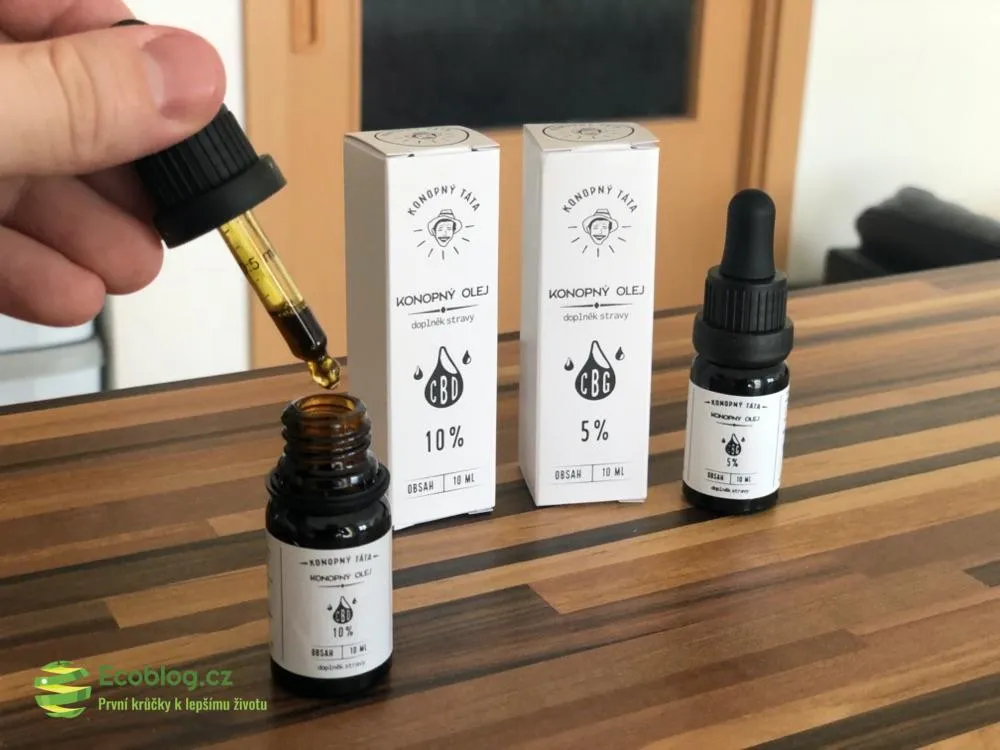 Konopný táta 10% CBD olej od značky Hemps