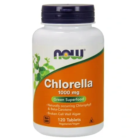 NOW Chlorella 1000 mg, 120 tablet