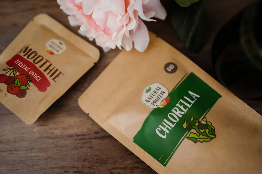 NaturalProtein Chlorella BIO v prášku