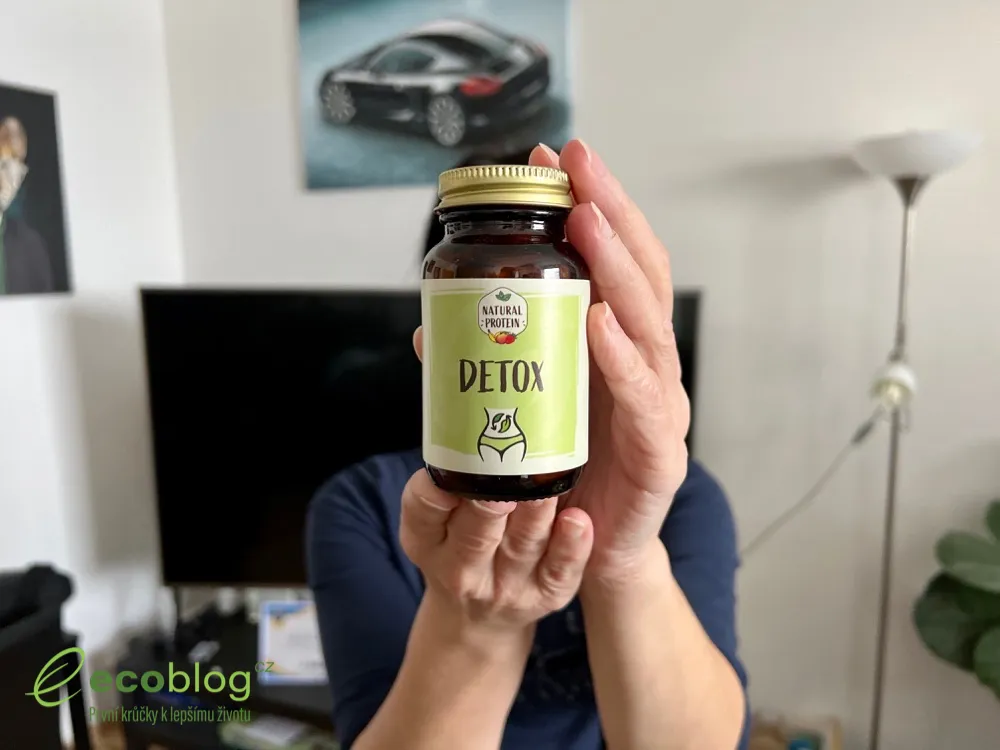 NaturalProtein Detox tablety s kurkumou, glutathionem a cholinem na játra a trávení