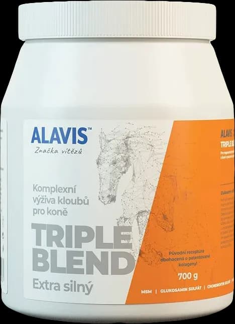Alavis Triple Blend silný prášek na klouby původně určený pro koně