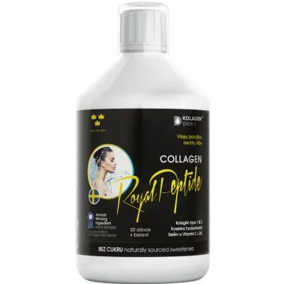 KolagenDrink Royal Peptide v tekuté, práškové a liposomální formě