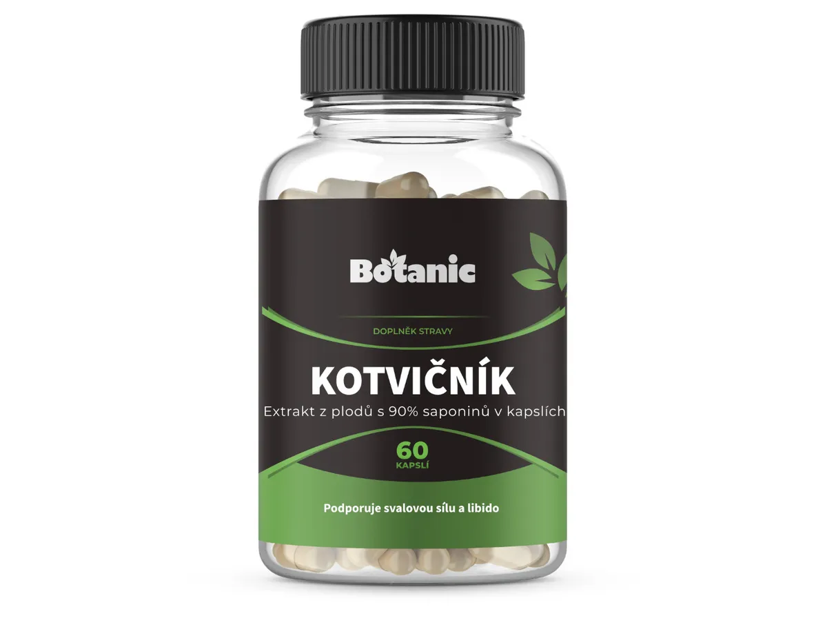 Botanic kotvičník, kapsle Tribulus za příznivou cenu