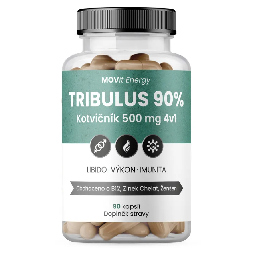 Movit Energy Tribulus 90 procent, kotvičník z lékárny
