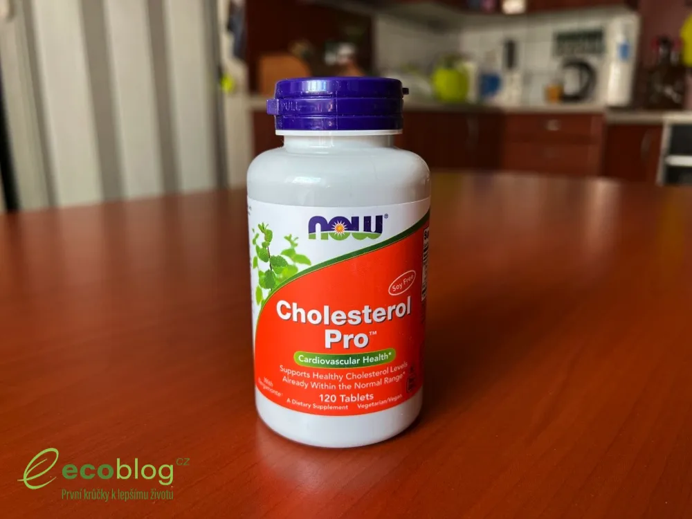 NOW Cholesterol Pro s bergamotem a rostlinnými steroly