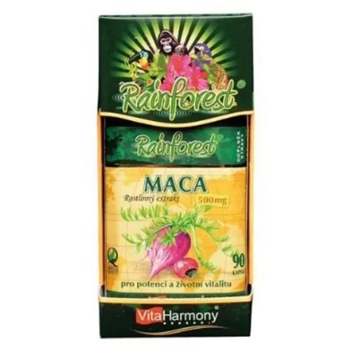 VitaHarmony Rainforest Maca 500 mg v kapslích