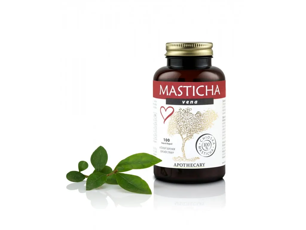 Masticha Vena s olivovníkem a granátovým jablkem z testu