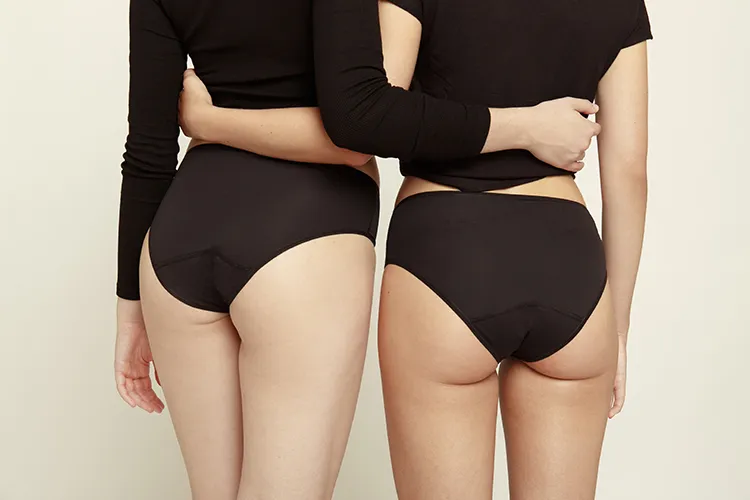 Nejlepší menstruační kalhotky Snuggs detail