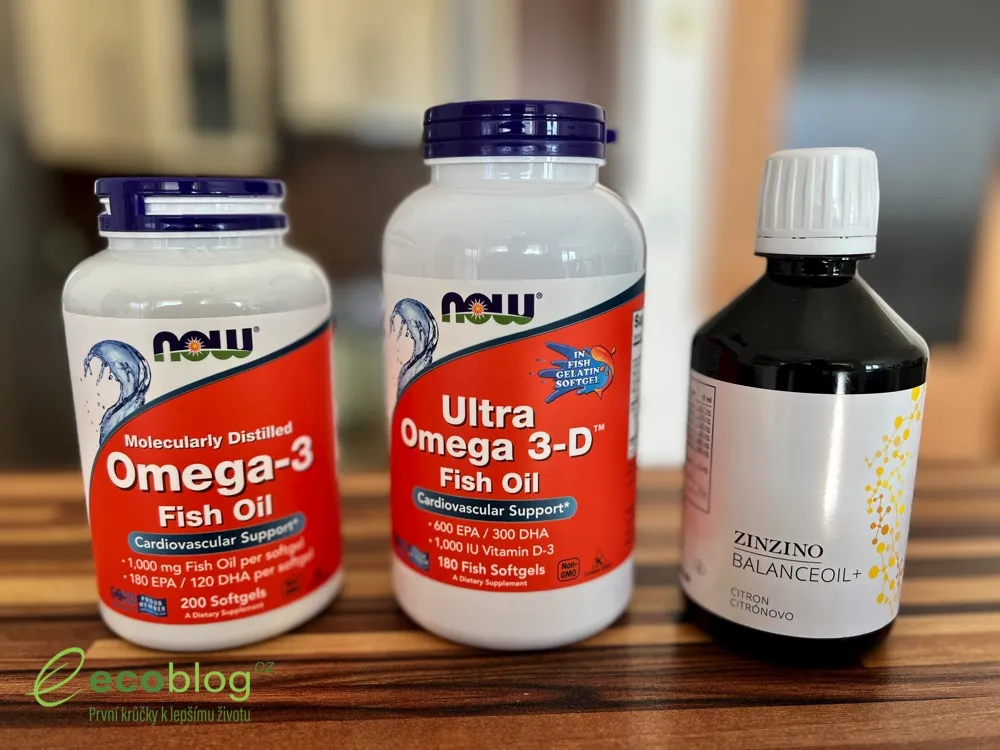 Srovnání omega-3 doplňků podle obsahu EPA a DHA