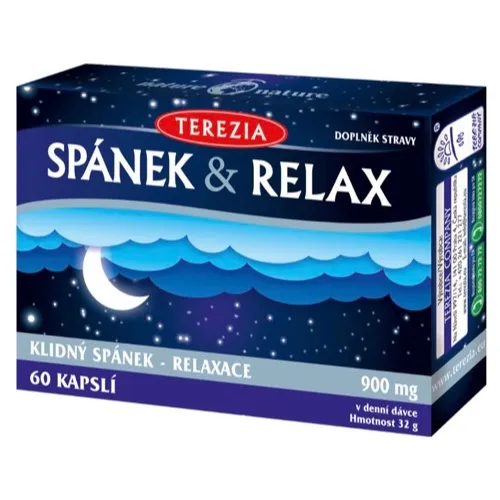 Terezia Spánek & Relax kapsle z lékárny z testu