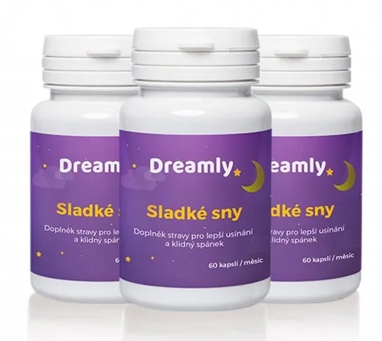 Dreamly kapsle Sladké sny na spánek z testu