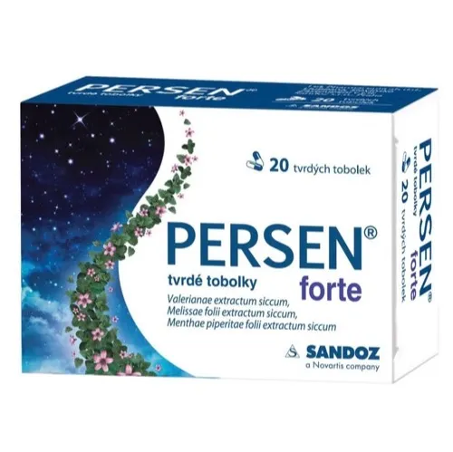 Persen Forte tvrdé tobolky z lékárny na spaní