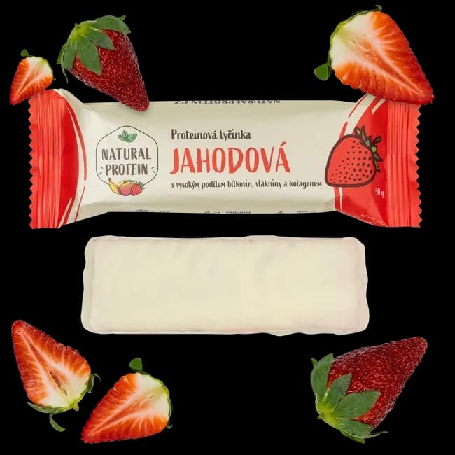 Proteinové tyčinky NaturalProtein s ořechy a sušeným ovocem
