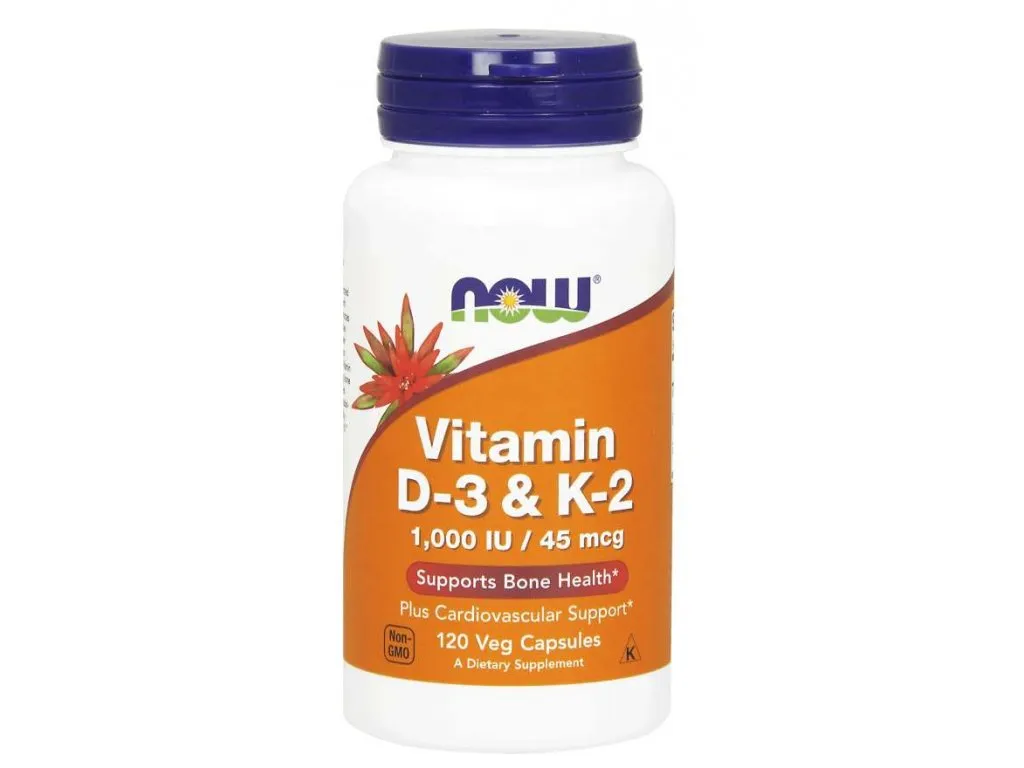 NOW Vitamin D-3 a K-2