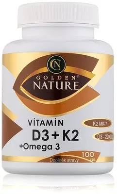Golden Nature Vitamin D3 K2 Omega 3