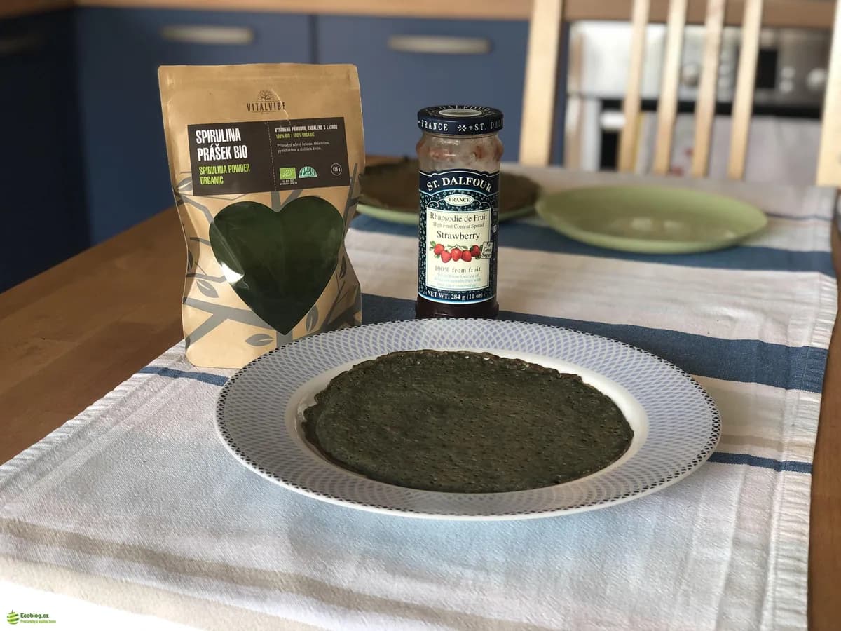 BIO spirulina prášek od Vitalvibe, balení a obsah