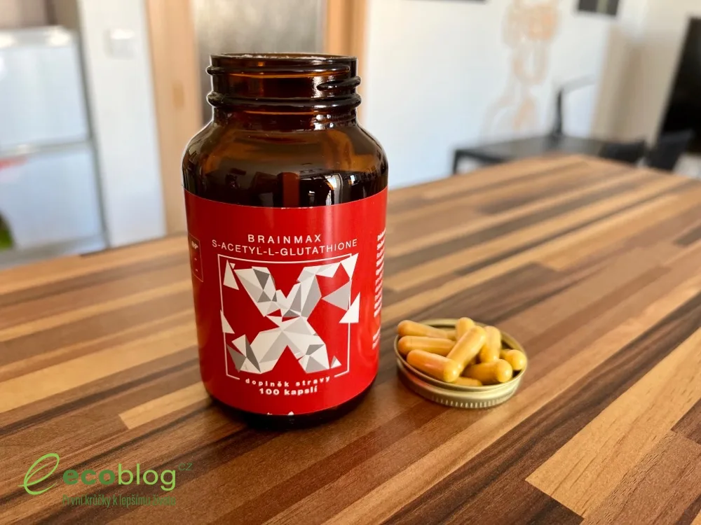 BrainMax Glutathion recenze: moje zkušenost s kapslemi (2026)