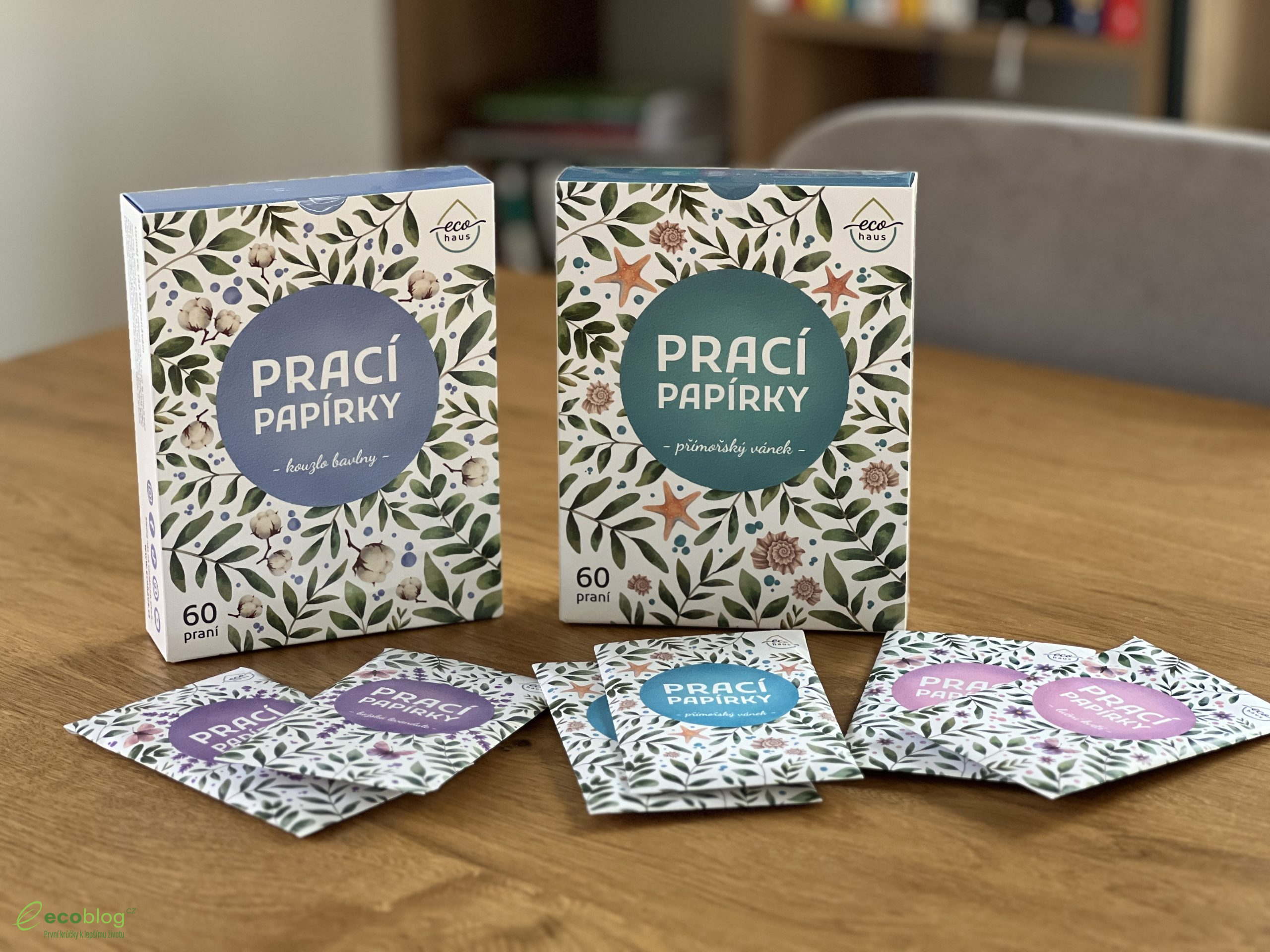EcoHaus prací papírky recenze, zkušenost, test