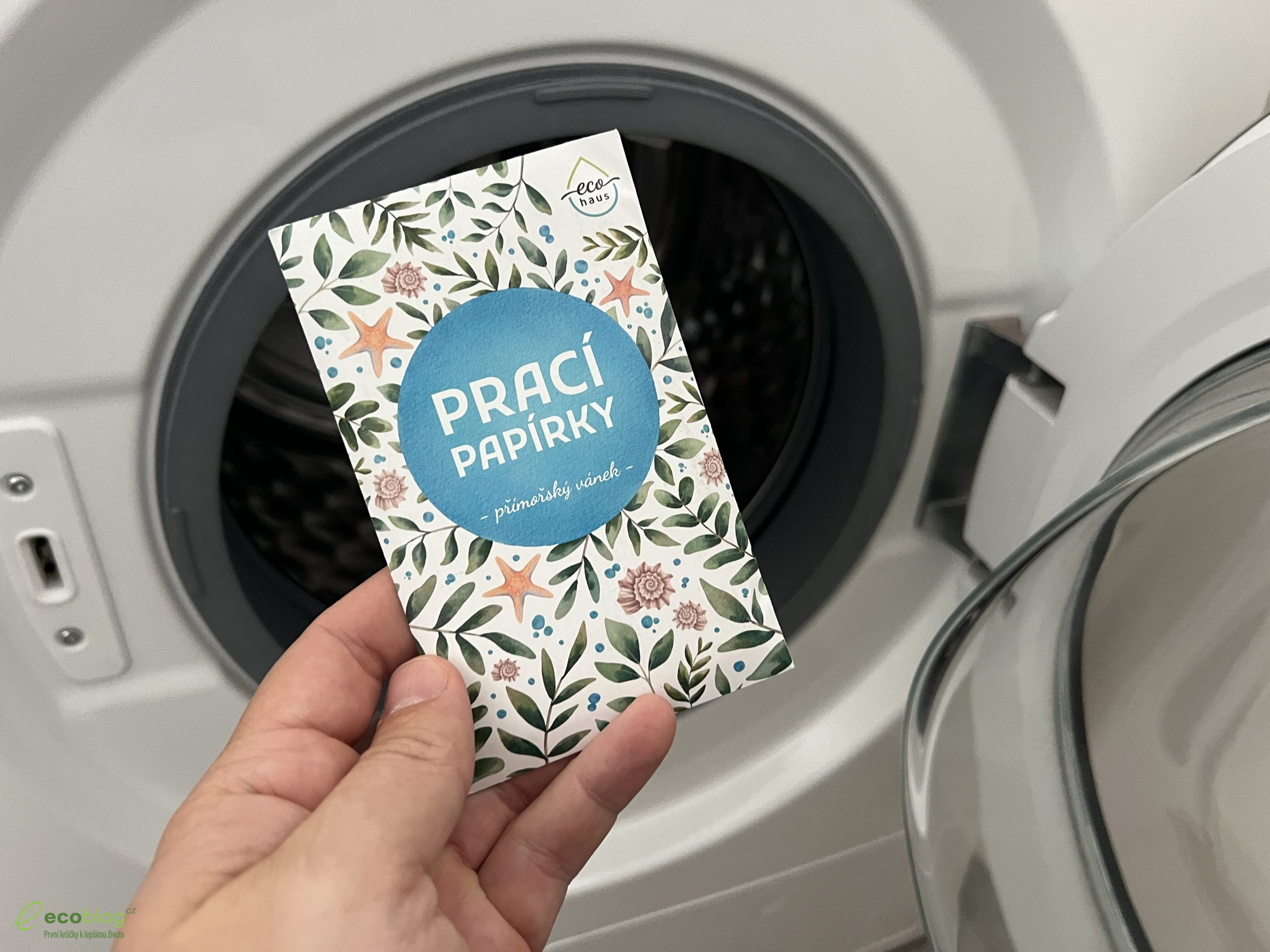 EcoHaus prací papírky recenze, zkušenost, test