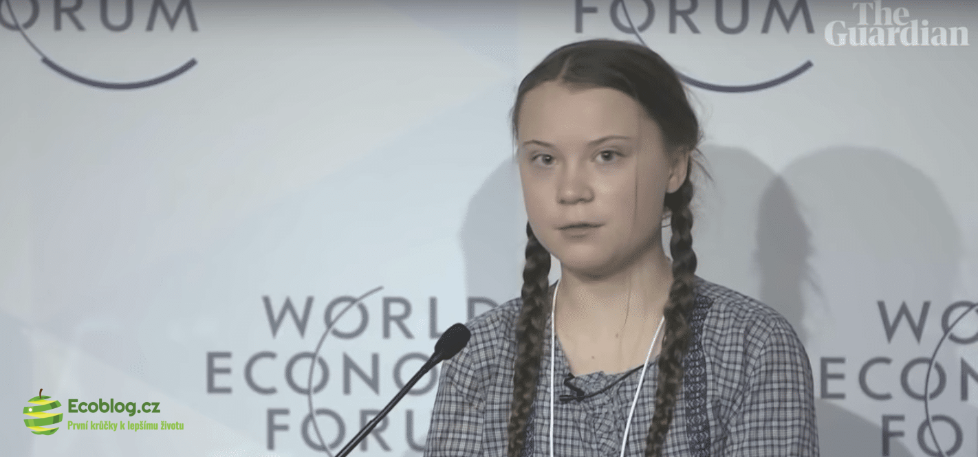 Greta Thunberg a její poselství Davosu