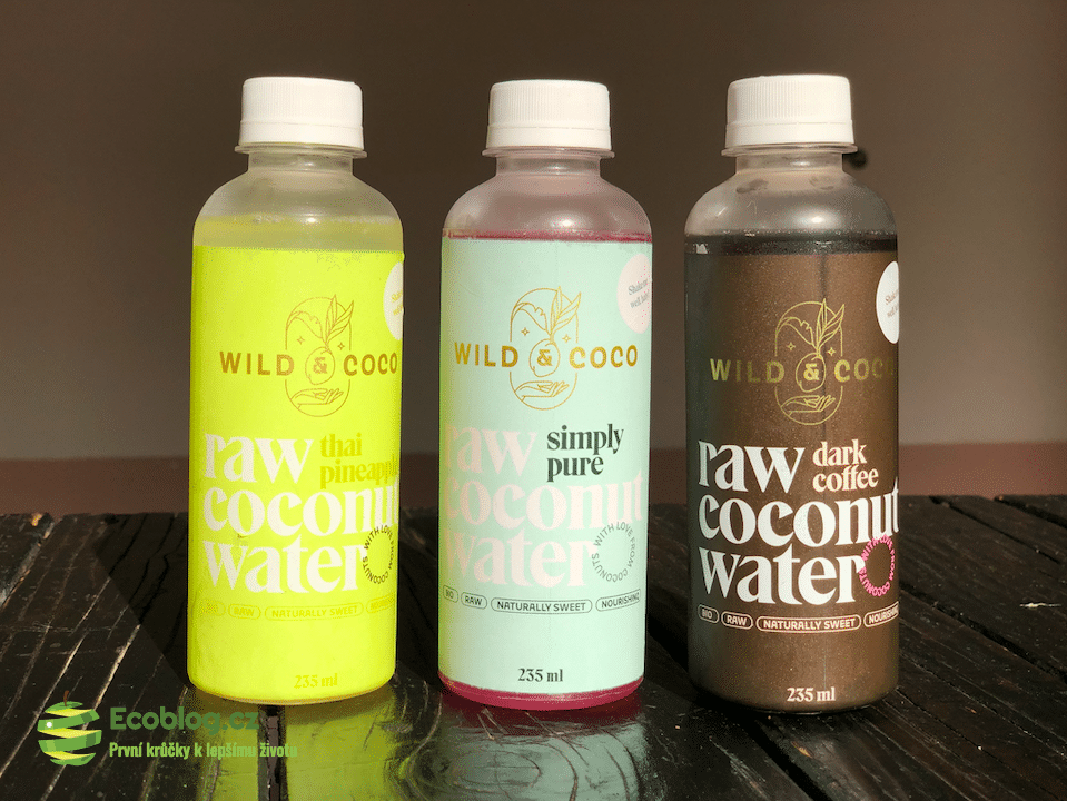 Wild & Coco kokosová voda recenze, zkušenost, test