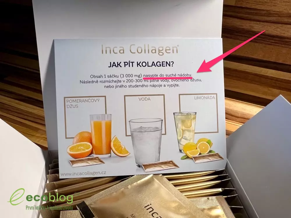 Inca Collagen recenze, zkušenosti, test