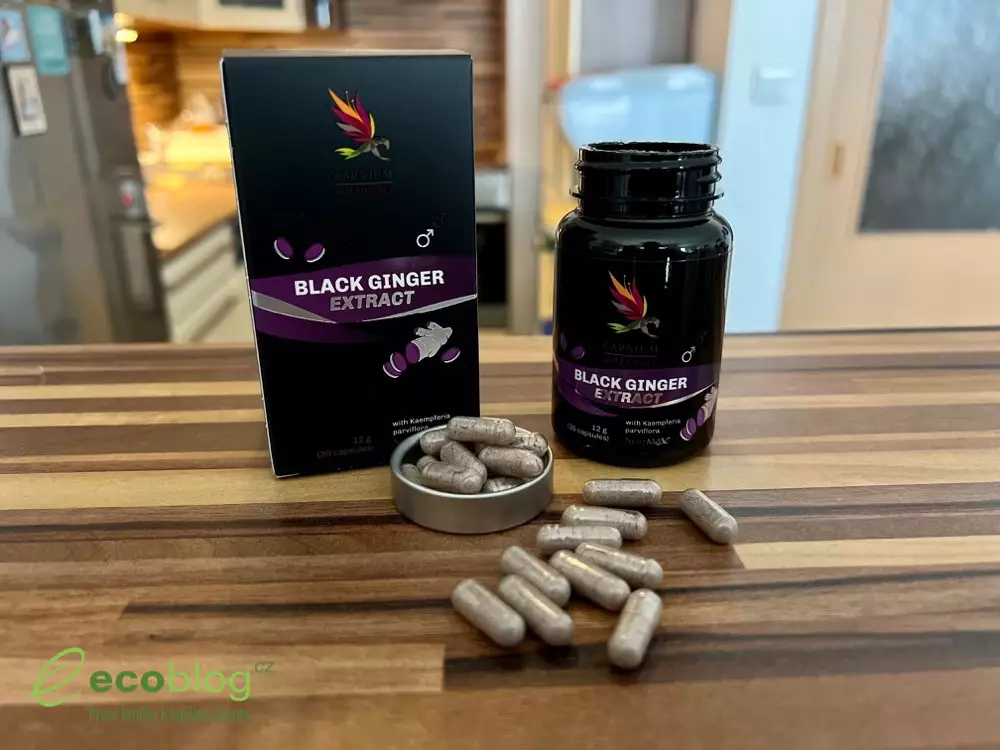 Black Ginger Extract recenze a zkušenost od Carnium Botanicals