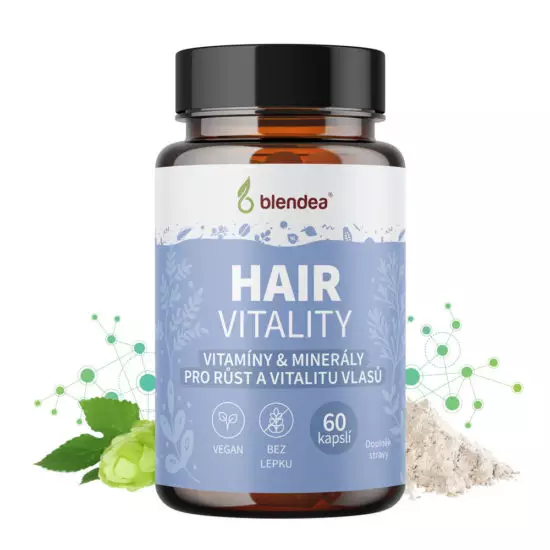 Nejlepší vitamíny na vlasy - Blendea Hair Vitality