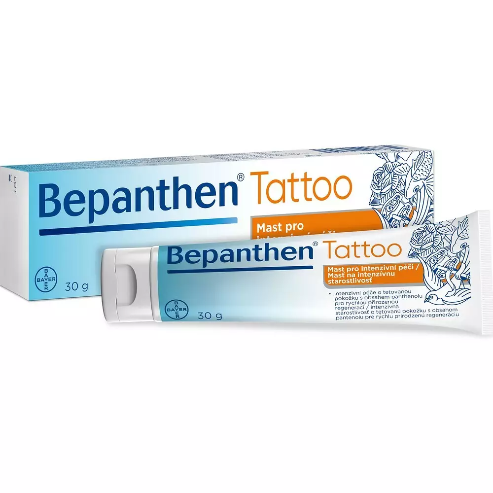 Nejlepší krémy na tetování - Bepanthen