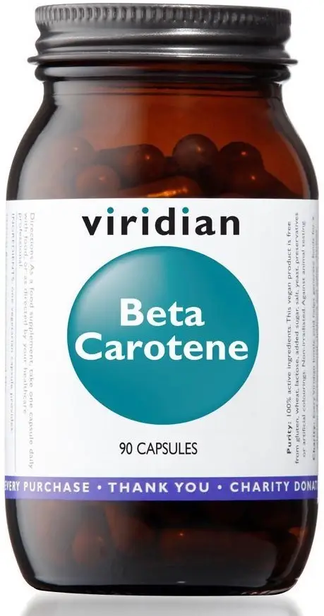 Nejlepší vitamíny na oči - Viridian Beta Carotene