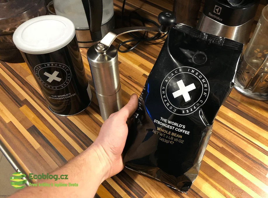 Black Insomnia Coffee recenze, zlušenost, test